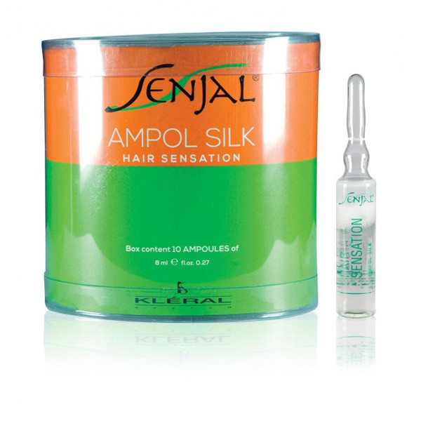 Двофазні ампули для відновлення волосся Kleral System Senjal Silk Ampoul 10 шт х 8 мл