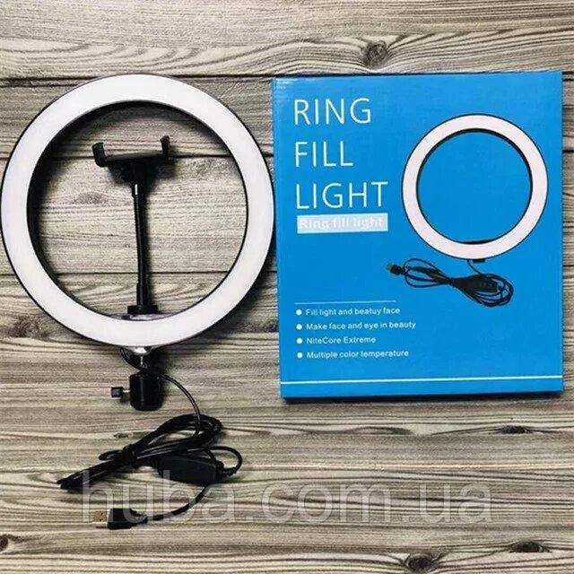 Кільцева світлодіодна лампа LED Ring Fill Light 26 см