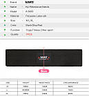 Резинка для фітнесу та спорту Aolikes ткана чорна, фото 2