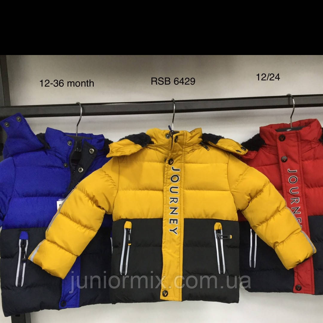 Зимові дитячі куртки для хлопчиків оптом NATURE