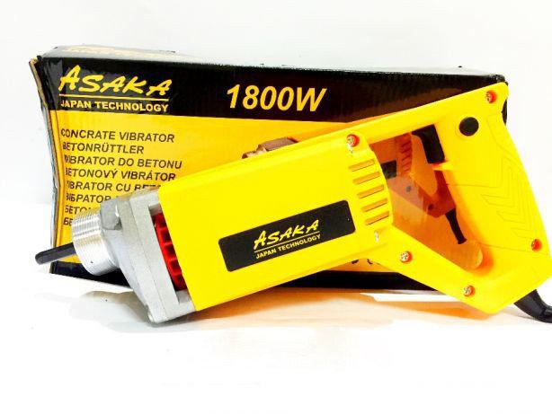 Вібратор для бетону Asaka ASID-215 1800 Вт + булава 1,5 м, фото 1