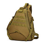 Тактичний однолямовий рюкзак Protector Plus X214, фото 3
