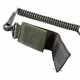 Спіральний страхувальний пістолетний шнур (тренчик), фото 4