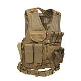 Тактичний розвантажувальний жилет Rothco Cross Draw MOLLE, фото 6