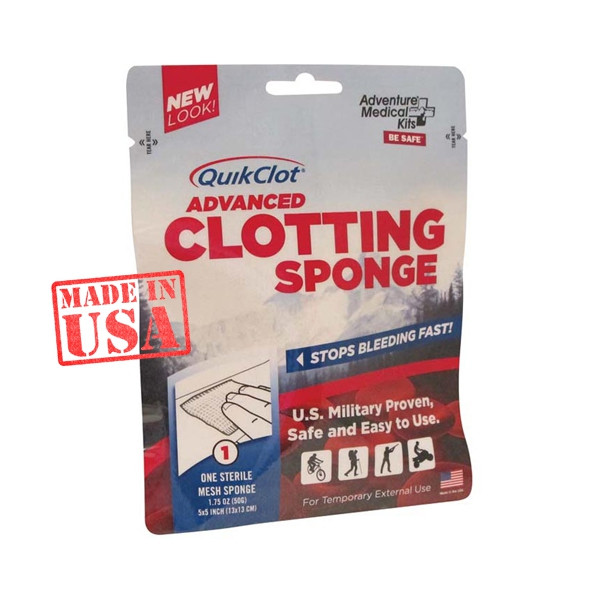 Кровоспинний тампон Quikclot Advanced Clotting Sponge 50 грам