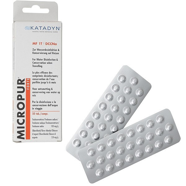 Таблетки для очищення води Katadyn Micropur Forte MF1T (2x25)