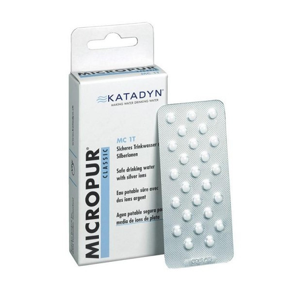Таблетки для консервації води Katadyn Micropur Classic MC 1T (4x25)