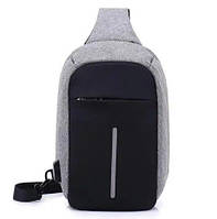 Рюкзак Bobby mini однолямковий через плече з USB зарядним і портом для навушників/рюкise