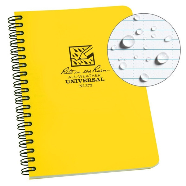 Всепогодний блокнот Rite in the Rain Outdoor Spiral Journal №373
