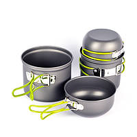 Набір туристичного посуду DS-201 (для 2 персон)