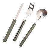 Похідний столовий набір Tableware Camping Set (ложка вилка, ніж), фото 2