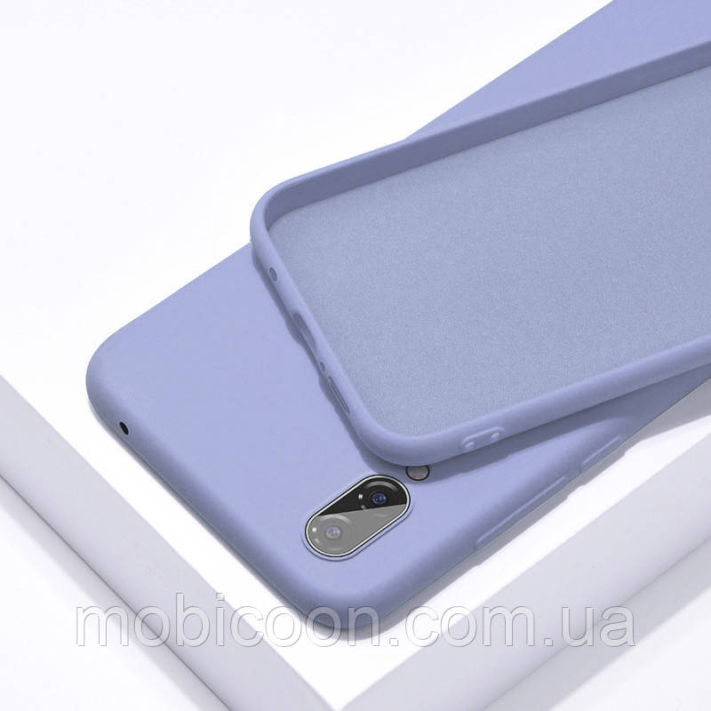 Чохол Silicone Case full для Huawei P Smart Pro лаванда (хуая п смарт про), фото 1