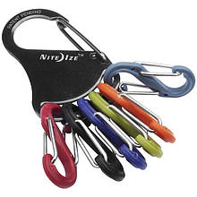 Набір пластикових карабінів Nite Ize Key Rack