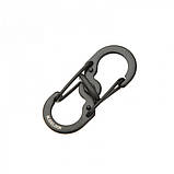 Сталевий карабін EDC Gear S-Biner Microlock, фото 5