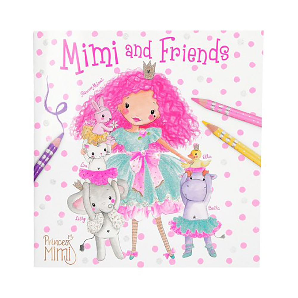Розмальовка "Мімі та друзі" Princess Mimi