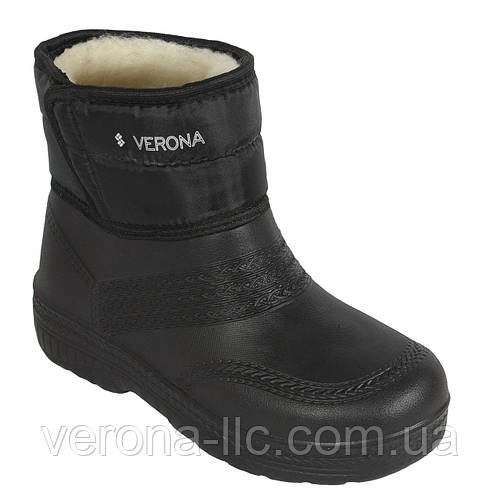 Дутики женские короткие Verona (Черные) (ID#1243412453), цена: 380 ...