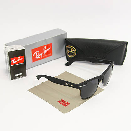 Сонцезахисні окуляри RAY BAN Wayfarer поляризаційні антиблікові UV400 (арт. 4175) чорні, фото 3
