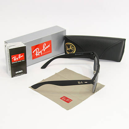 Сонцезахисні окуляри RAY BAN Wayfarer поляризаційні антиблікові UV400 (арт. 4175) чорні, фото 4