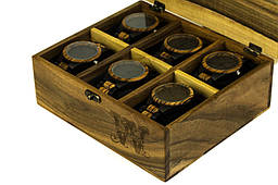 Іменна коробочка для годинника з дерев'яною кришкою. Подарунок коханій дівчині дружині подрузі сестрі начальнику босові