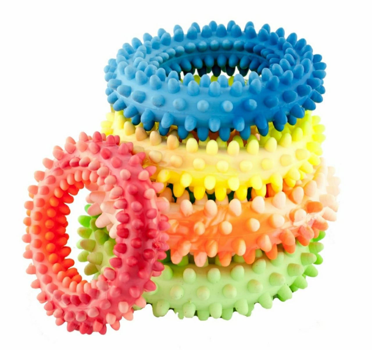 Sum-Plast Prickly Ring іграшка кільце з шипами для собак, із запахом ванілі, No3 (Ø14 см)