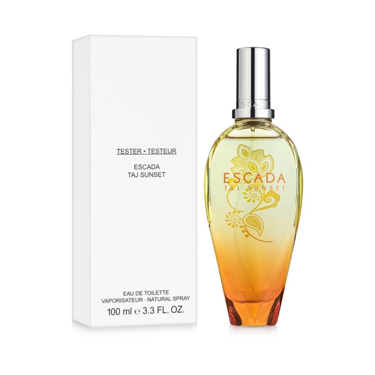Літня туалетна вода жіноча Escada Taj Sunset 100ml оригінальний тестер, свіжий квітково-фруктовий аромат
