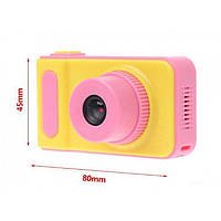 Дитячий цифровий фотоапарат Smart Kids Camera V7 Pink