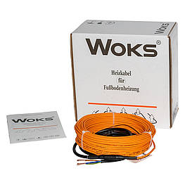 Електрична тепла підлога-кабель Woks-18 2190 Вт 123м (двожильний)