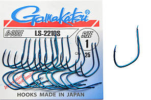 Гачок Gamakatsu LS-2210S (BLUE), 25шт/уп