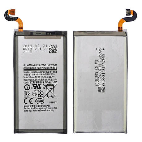 Акумулятор (батарея) EB-BG955ABE до Samsung G955 S8 Plus AAAA, фото 2