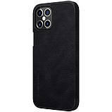 Nillkin Apple iPhone 12 Pro Max Qin leather Black case Шкіряний Чохол Книжка, фото 4