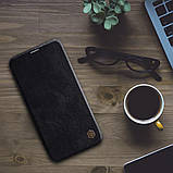 Nillkin Apple iPhone 12 Pro Max Qin leather Black case Шкіряний Чохол Книжка, фото 6