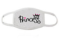 Многоразовая защитная маска с принтом Принцесса
