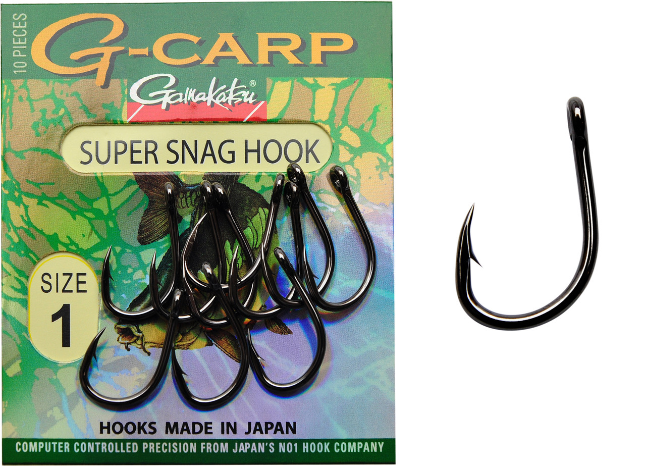 Гачок Gamakatsu G-Carp Super Snag, 10шт/уп