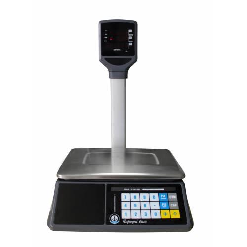 Ваги торговельні з поверкою VAGAR VP-6/15 (RS-232), фото 1