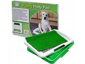 Туалет для собак Puppy Potty Pad (Green White) | Лоток для собак