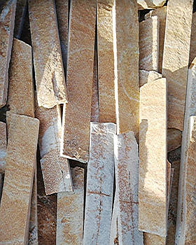 Болгарський сланець «Золото» (1м.кв.) не торц. / плитка "Соломка" з каменю