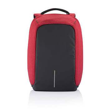 Рюкзак для ноутбука з USB Bobby (Red Black) / Рюкзак Боббі Протикрадій з USB портом