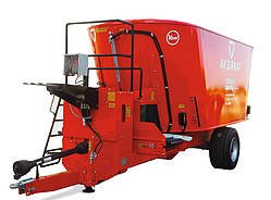 Вертикальний кормороздавач двухшнековий Ak Ziraat Tiremix-DD20