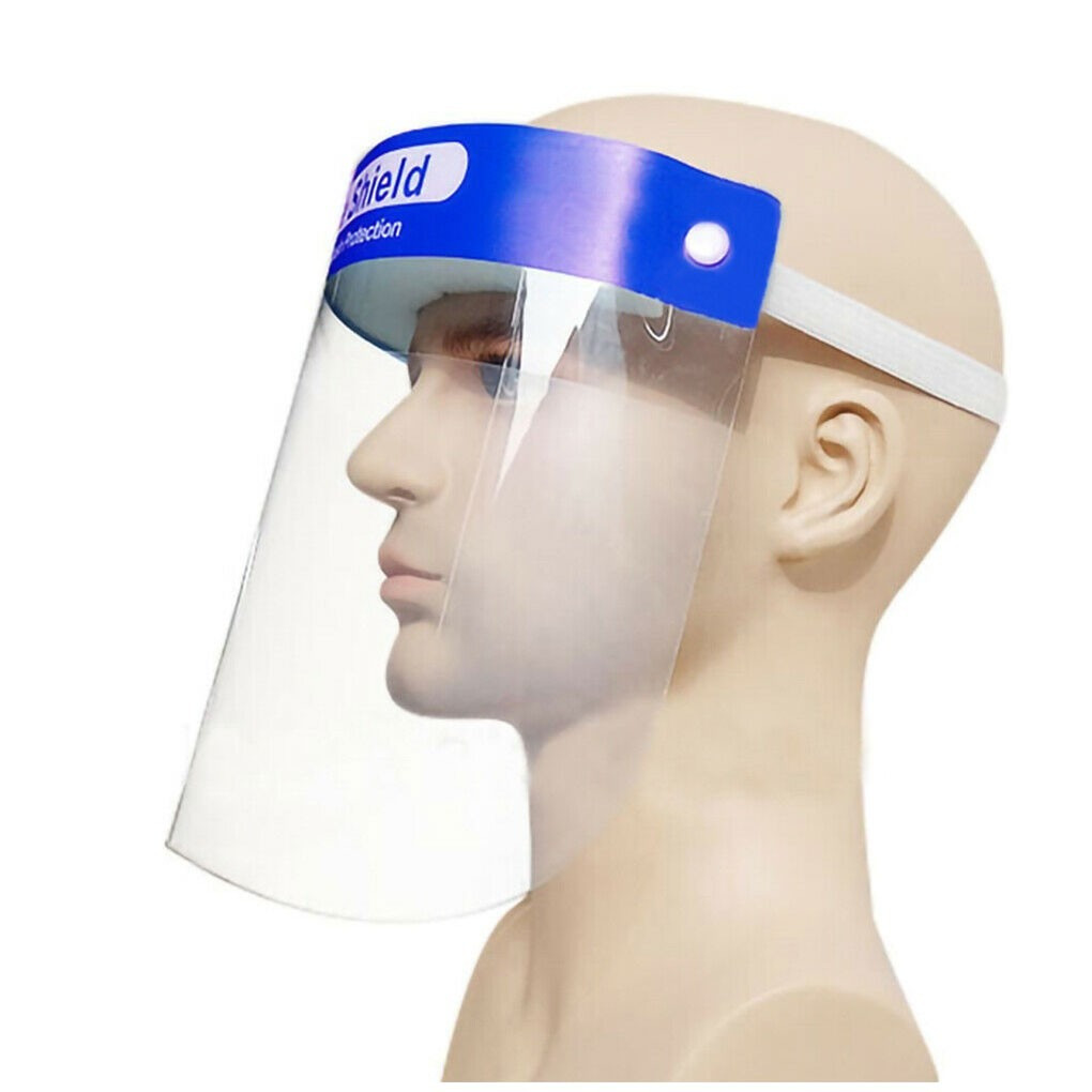 Защитный лицевой экран для лица пластиковый Face Shield, медицинский экран для лица (щиток захисний) (ZK) - фото 7 - id-p1243527818
