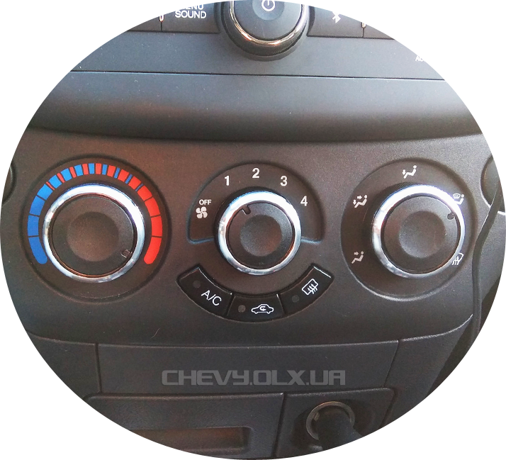 Регуляторы отопления круглые Chevrolet Aveo T250 (Авео) - фото 5 - id-p1243541379