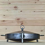 Дискова сковорода для багаття з кришкою 40 см, фото 6