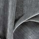 Оксамит для перетяжки меблів Детермінейшн (Determination) сірого кольору, фото 3