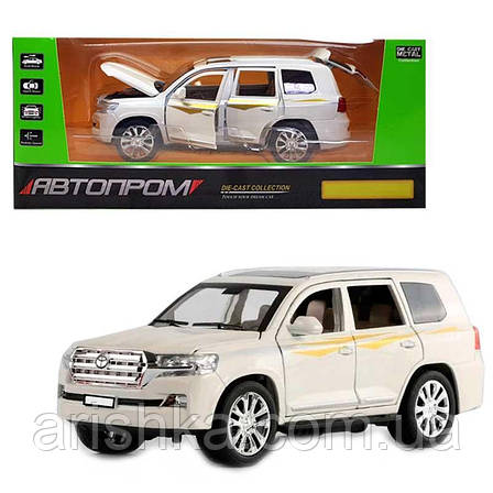 Металева машина Автопром Toyota Land Cruiser, фото 3