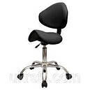 Стілець-сідло для майстра з 1-м регулювальним механізмом Сірий мод 854-А { H 42-56см }, фото 7