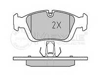 Тормозные колодки передние БМВ 3 е46, BMW 3 е46 (пр-во MEYLE 0252328717)