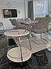 Сервировочный столик на колесиках Флоренция V323 графит 600х500х800, фото 4