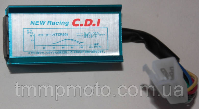 Комутатор DELTA 50см3-125см3 , HONDA DIO AF27/AF28 синий RAICE, фото 1