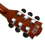 Набір акустична гітара Equites EQ900C N 41 + чохол + каподастр, фото 5