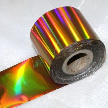 Фольга золото голографічне для гарячого тиснення 0,10 х 5 м