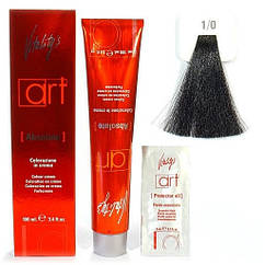 1/0 Фарба для волосся з масляним коктейлем vitality's Art Absolute – Чорний 100 мл